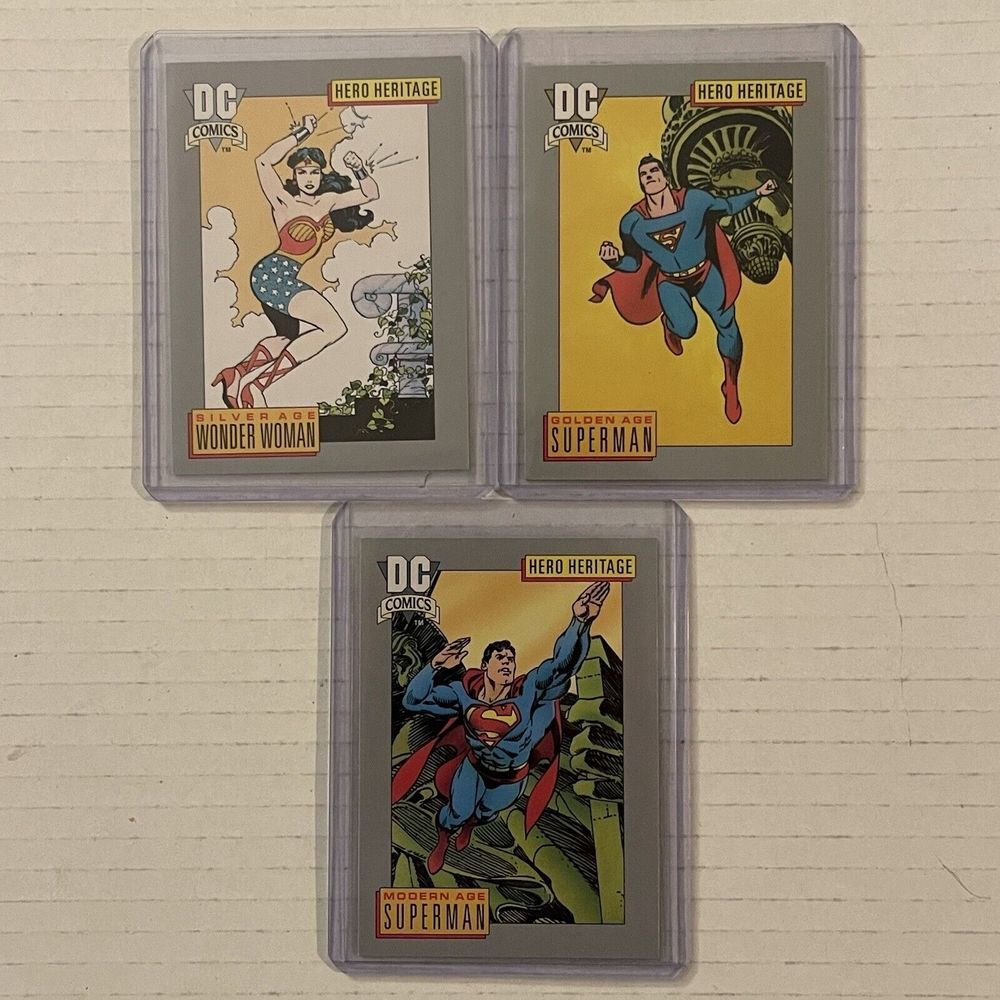 1991 DC Comics HERO‎ HERITAGE Superman Wonder Woman #16, #18, #20 (SERIES #1)